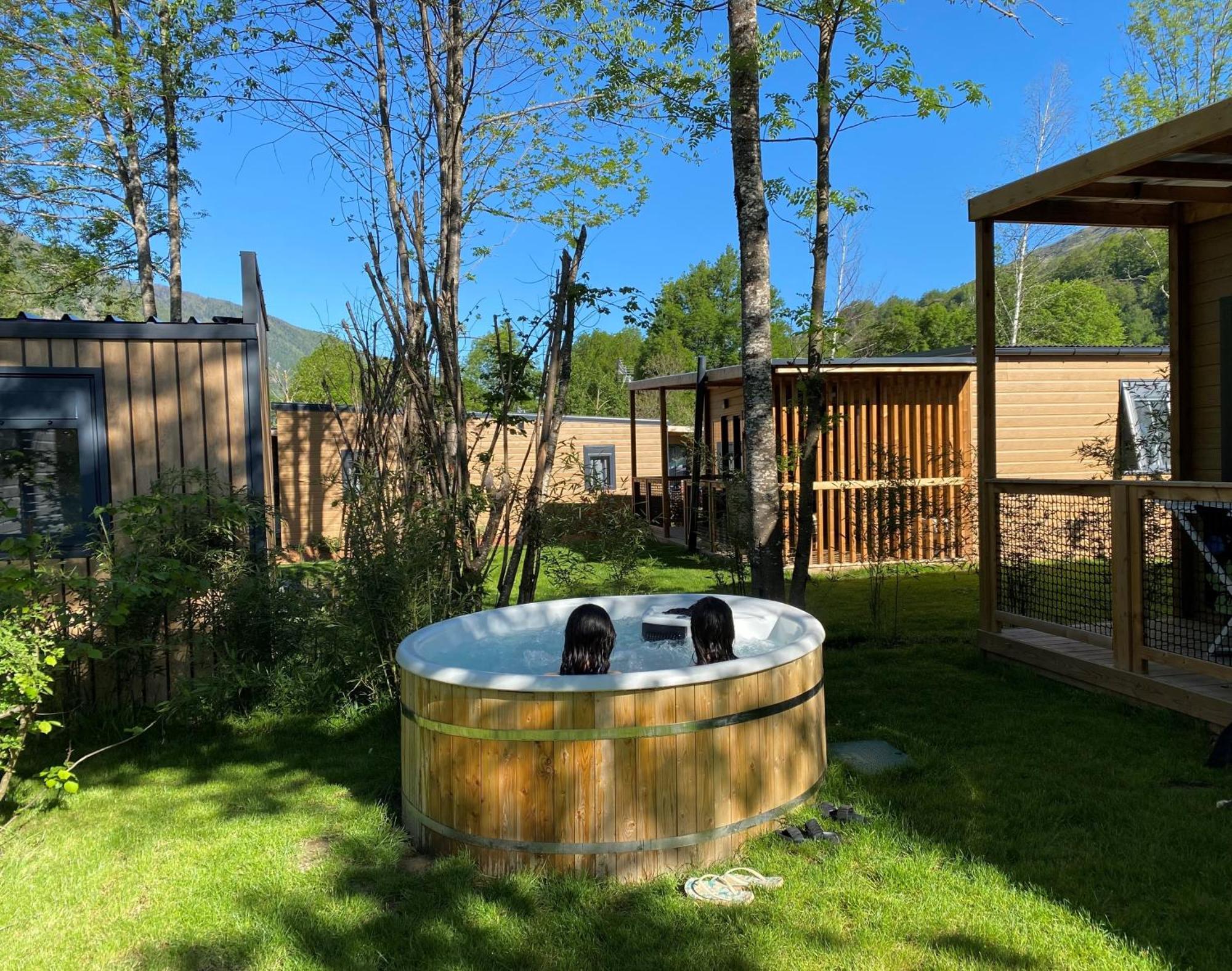 Camping Paradis La Marmotte อักซ์-เลส์-แตร์มส์ ภายนอก รูปภาพ